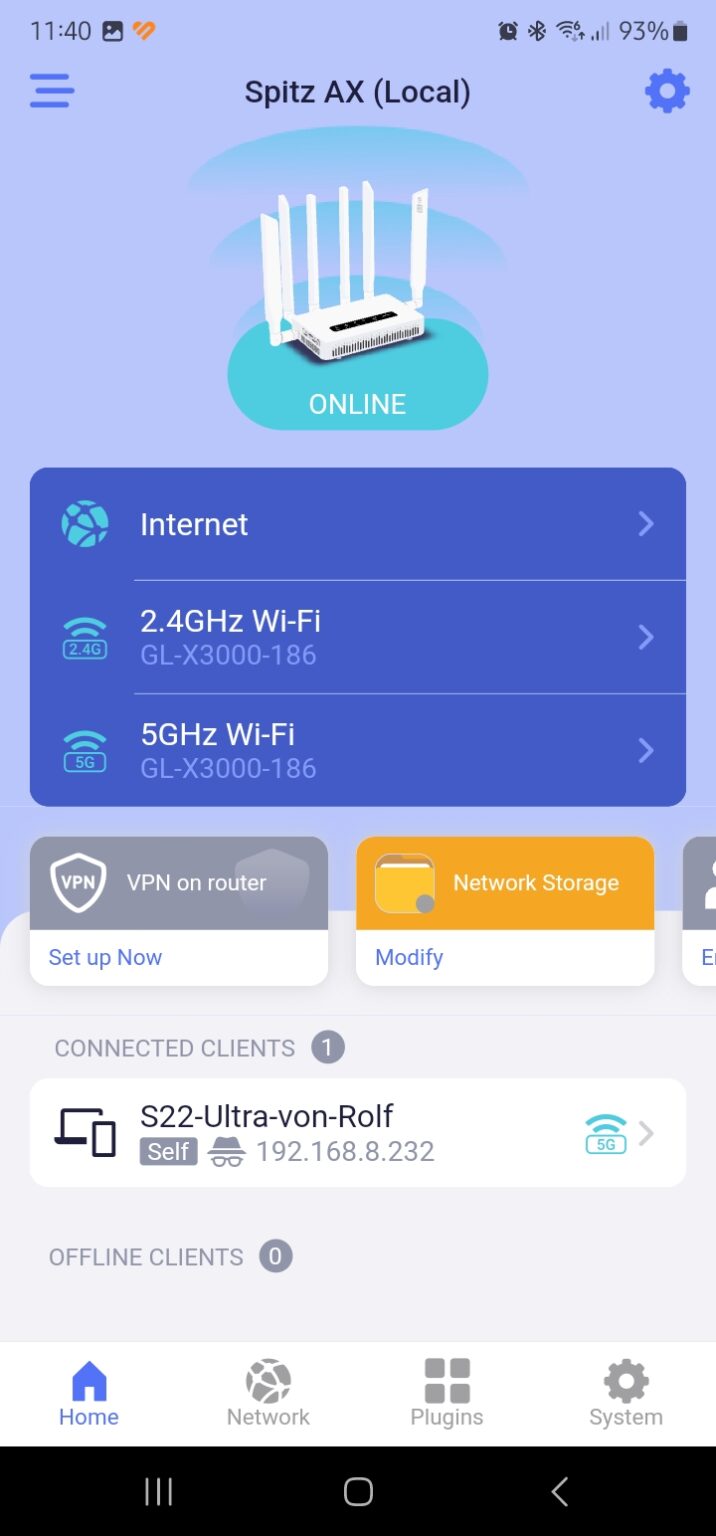 Test: GL.iNet Spitz AX GL-X3000 WiFi 6 Mobilfunk Router ⋆ #Netz.Zoom